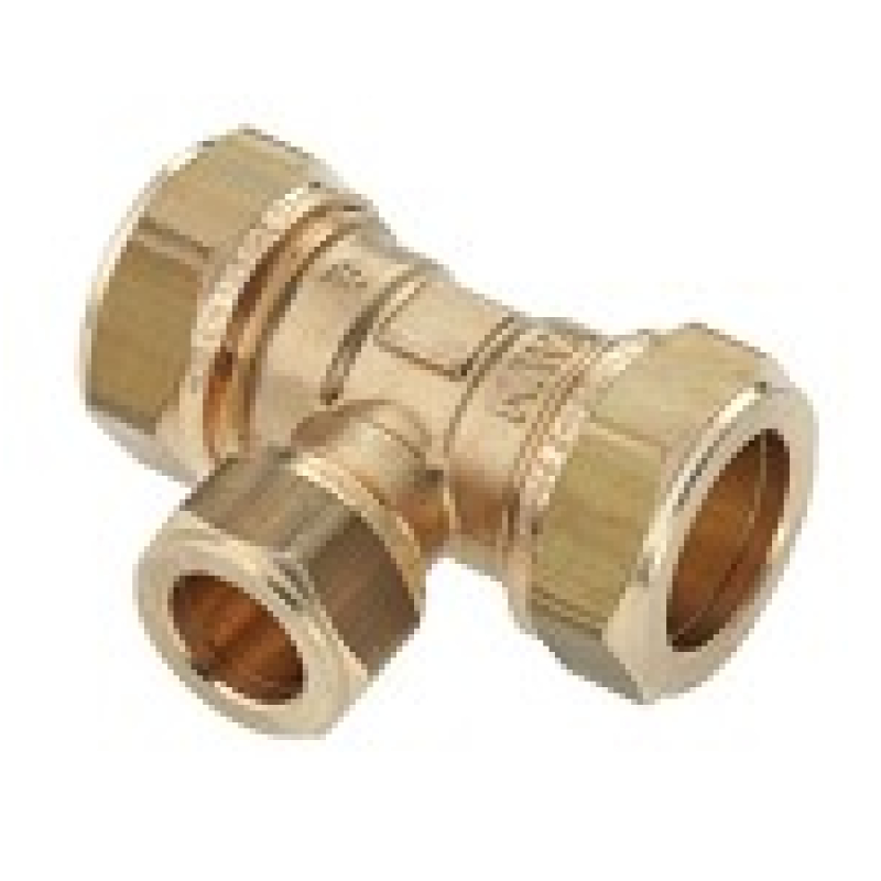 T-stuk 15 - 12 - 15 knel